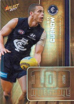 2017 Select Footy Stars - AFL Milestone Games #MG12 Ed Curnow Front